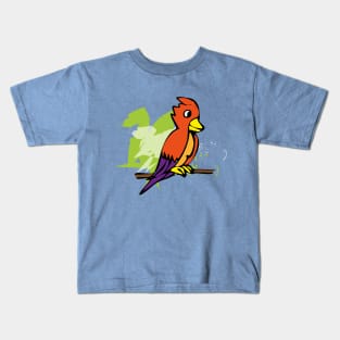 Tropical Bird Kids T-Shirt